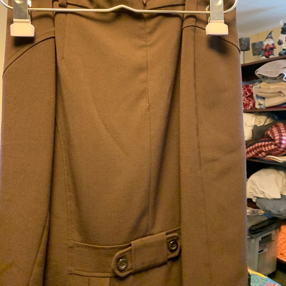 Brown dress skirt